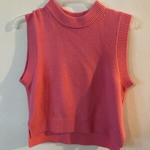 French Connection Pink Sleeveless Knit Top- Excellent condition
